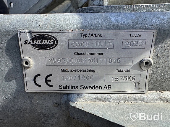 Kabelvinsch Sahlins PBK 3300 -2023 via auktion 21 of 21