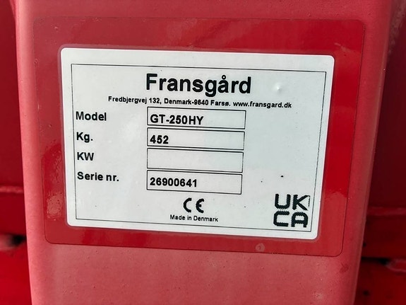 Fransgård GT 250 HY 6 of 6