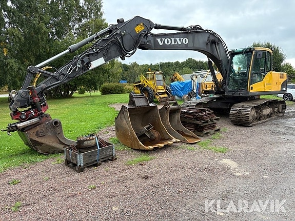 Grävmaskin Volvo EC180C med tiltrotator, 2D & 3 of 6