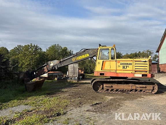 Grävmaskin Åkerman H7c med redskap 5 of 6