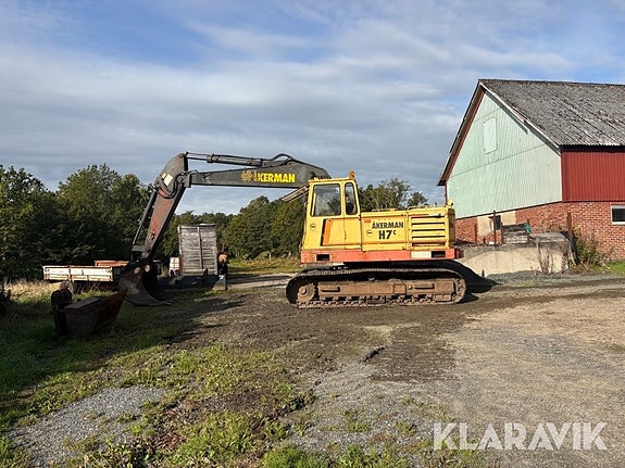 Grävmaskin Åkerman H7c med redskap 6 of 6