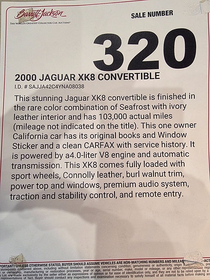 Jaguar XK 6 of 8