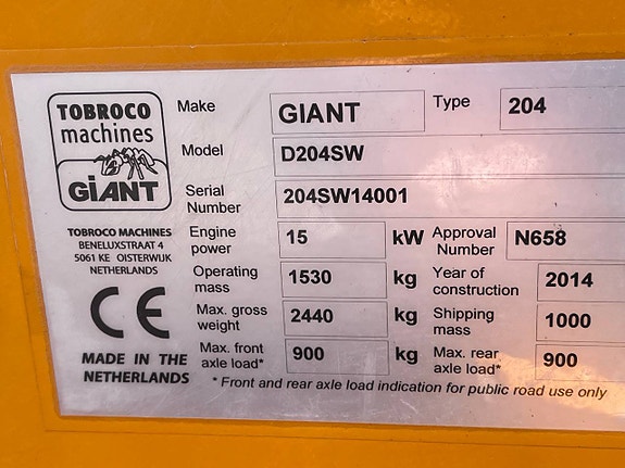 GIANT 204 SW - Minilastare 8 of 12