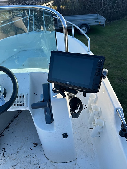 Fiskebåt, Scandica 440, Yamaha  50 HK, trailer Tiki BT-700 80Km/H 6 of 6