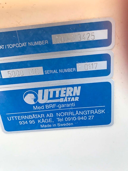 Uttern 5000 MC med Yamaha 50hk och 80-trailer 8 of 12