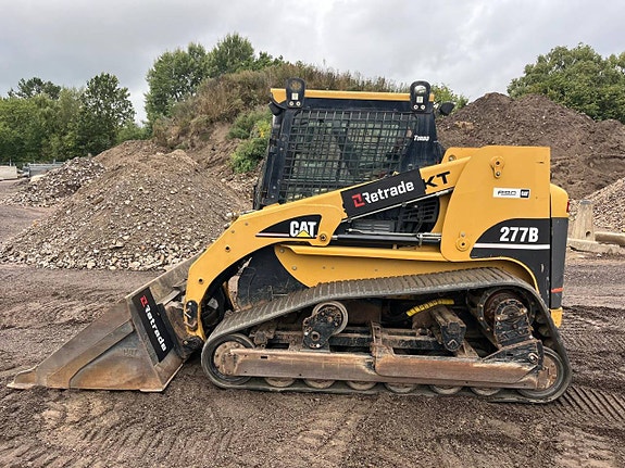 Caterpillar 277 B Skopa gafflar stensamlare jordfräs 6 of 12