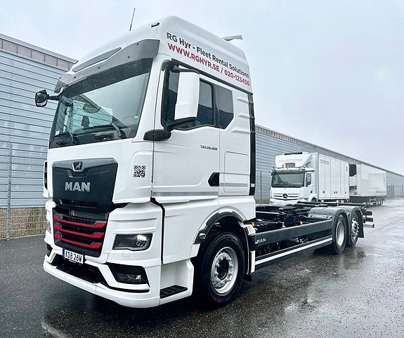 MAN TGX 26.520 växelflaksbil (Lagab) för uthyrning 2 of 6