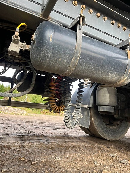 Begagnad Trio släp originalet 30-ton tipp 7 of 8