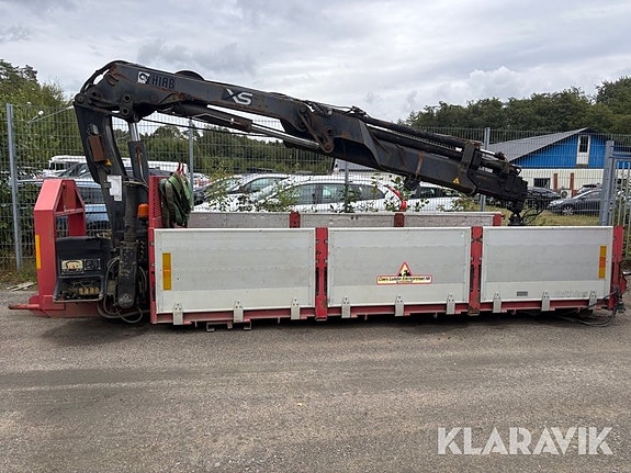 Kranflak Hulthéns med HIAB 166-5 HIPRO 2 of 6