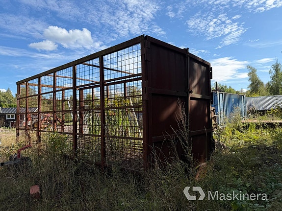 Lastväxlarcontainer / vedcontainer 40m3 3 of 9