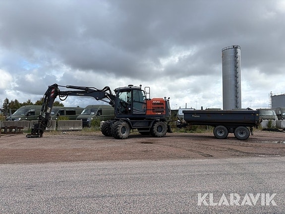 Grävmaskin Atlas 160Wblue med Bigab BT-10 och 2 of 6
