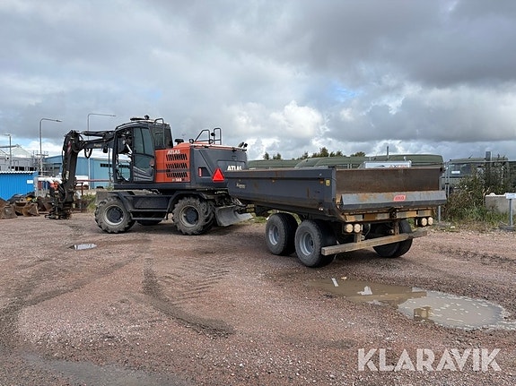 Grävmaskin Atlas 160Wblue med Bigab BT-10 och 3 of 6