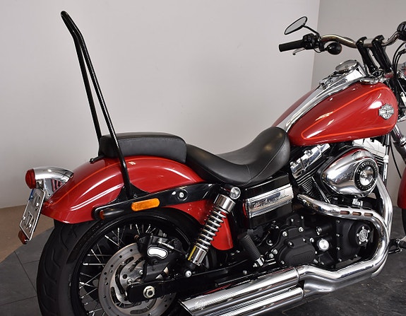 Harley-Davidson Wide Glide Vance & Hines Slip-on / Sissybar / Läderväska 12 of 18