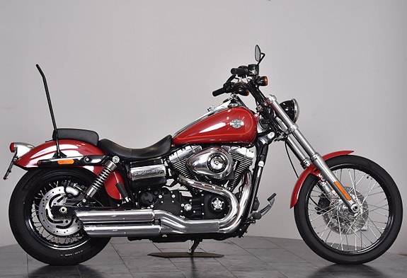 Harley-Davidson Wide Glide Vance & Hines Slip-on / Sissybar / Läderväska 8 of 18
