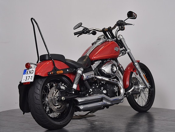 Harley-Davidson Wide Glide Vance & Hines Slip-on / Sissybar / Läderväska 7 of 18