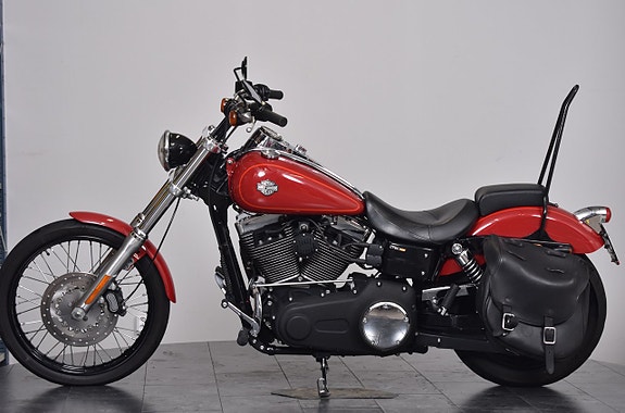 Harley-Davidson Wide Glide Vance & Hines Slip-on / Sissybar / Läderväska 4 of 18