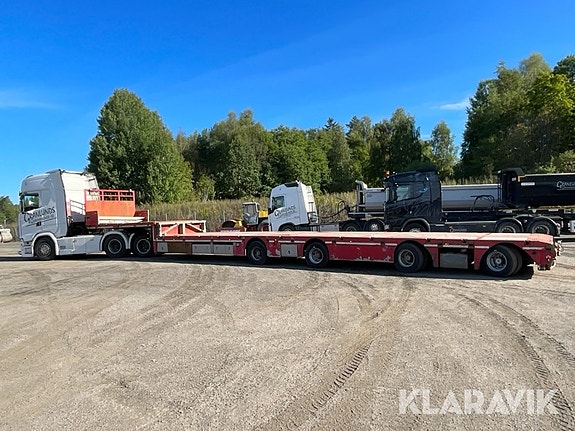 Dragbil med jumbotrailer Scania S730 Langendo 5 of 6