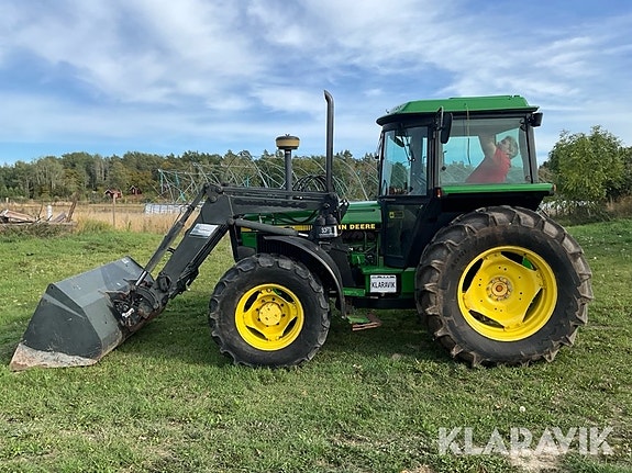 Traktor med lastare John Deere 2850 3 of 6