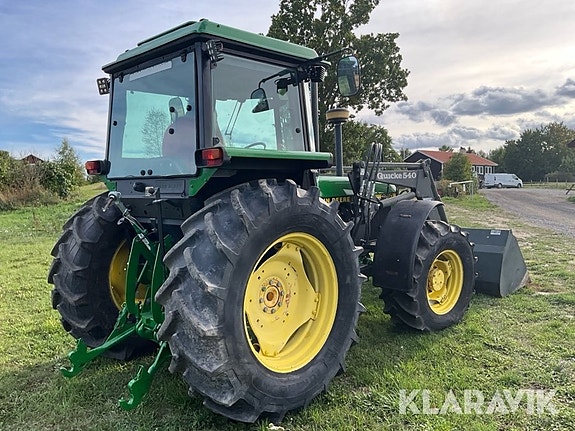 Traktor med lastare John Deere 2850 5 of 6