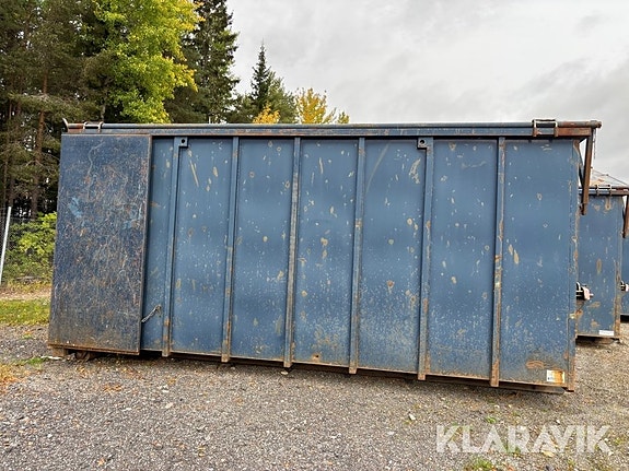 Lastväxlarcontainer GMM 40m3 med tak 4 of 6
