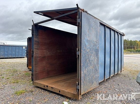Lastväxlarcontainer GMM 40m3 med tak 5 of 6