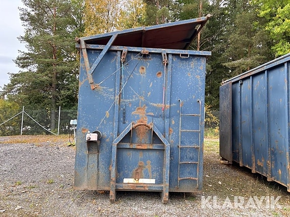Lastväxlarcontainer GMM 40m3 med tak 2 of 6