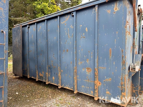 Lastväxlarcontainer GMM 40m3 med tak 4 of 6