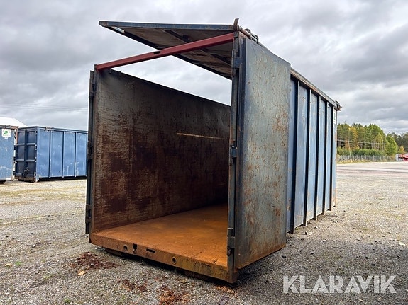 Lastväxlarcontainer GMM 40m3 med tak 5 of 6