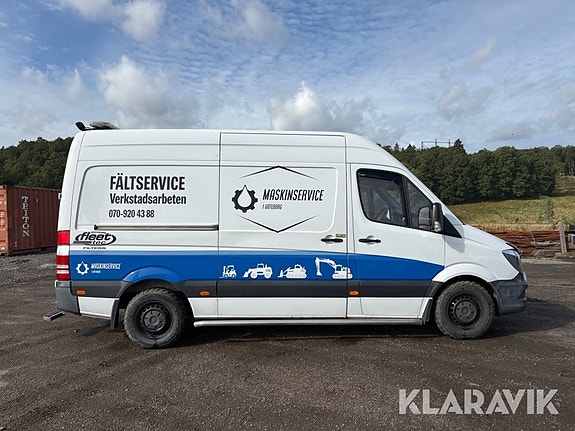 Skåpbil Mercedes-Benz Sprinter 316 med inredn 4 of 6