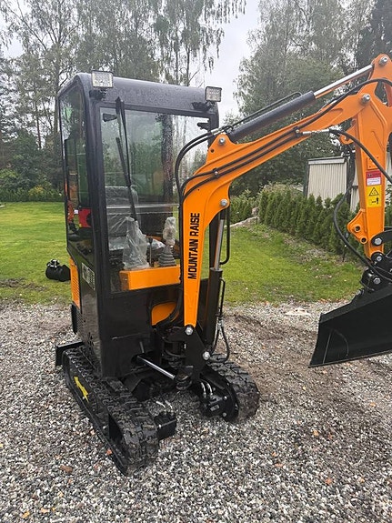 Minigrävare Mountain Raise MR10 (1 ton) – Hytt, Bomvik & Til 5 of 12