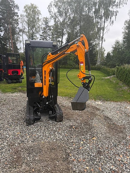 Minigrävare Mountain Raise MR10 (1 ton) – Hytt, Bomvik & Til 4 of 12