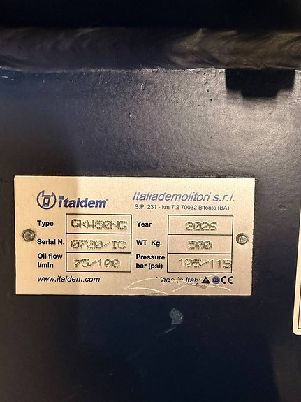 Hydraulhammare ItalDem 5 of 8