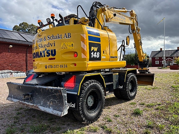 Grävmaskin Komatsu PW148-10 + Redskap 5 of 5