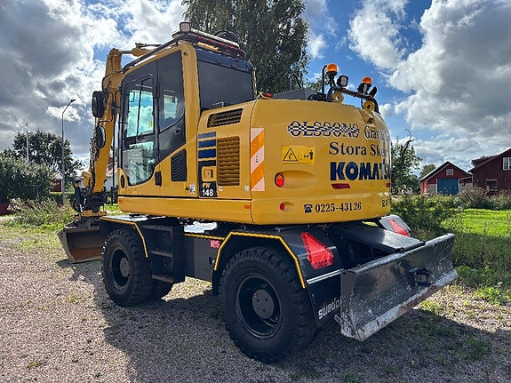 Grävmaskin Komatsu PW148-10 + Redskap 3 of 5