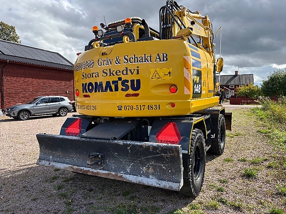 Grävmaskin Komatsu PW148-10 + Redskap 4 of 5