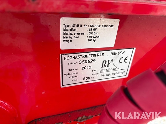 Stubbfräs RF HSF 65H B20 6 of 6
