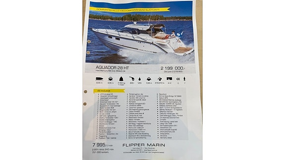 Aquador 28 HT 2022 Mercury MD 3.0 V6 diesel 134 tim! 2 of 22