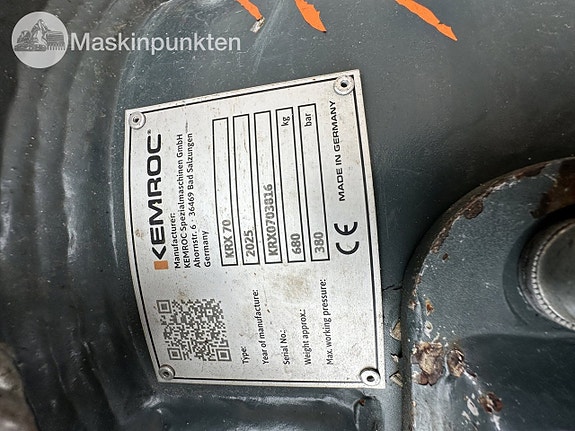 Kemroc KRX70 Stubbfräs 9 of 10