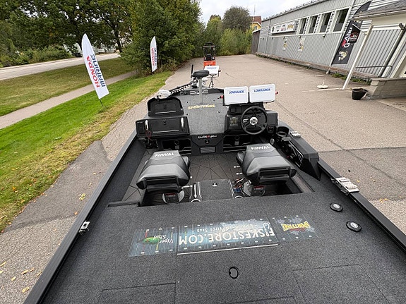 Finval 540 Bass Angler Dubbelkonsol den enda med 150hk Honda 5 of 12