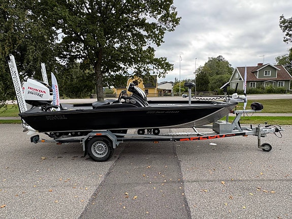 Finval 540 Bass Angler Dubbelkonsol den enda med 150hk Honda 2 of 12