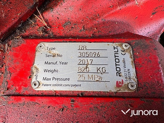 Tiltrotator Rototilt R8 med RG900 grip B27 22 of 22