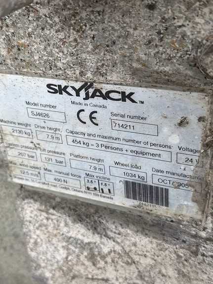 Skyjack SJ4626 5 of 6
