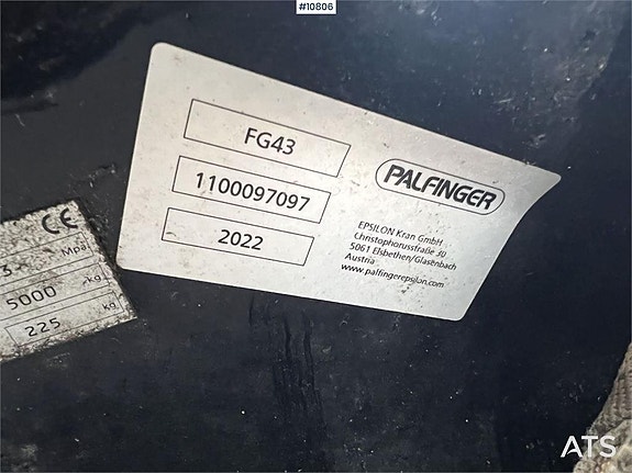Timmergrip Palfinger Epsilon FG43 (33,000:- ex moms) 10 of 14