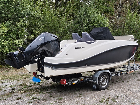 Quicksilver 555 Activ Open med Mercury 100 CT mkt utrustning få timmar toppen! 3 of 15