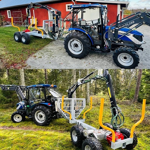 Lovol 25 hk 4wd finns frontlastare, hytt,  Kampanj 7 of 9