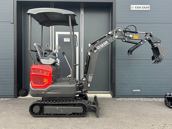 Minigrävare Car Easy Svängbar bom, Briggs Stratton, skopor