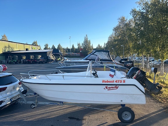 Robust 475 S - 1998 självläns styrpulpet + båttrailer 9 of 9