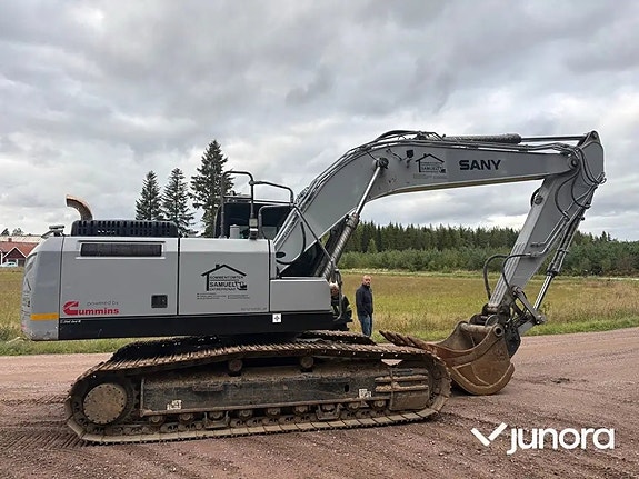 Bandgrävare SANY SY215C LC med Engcon tiltrotator 9 of 30