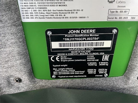 John Deere 1170G 24 of 24
