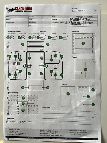 Kabe Imperial 740 TDL KS E5 Hydrauliska stödben / Mover / AC / Ugn / Mikro / Skinn 21 of 23